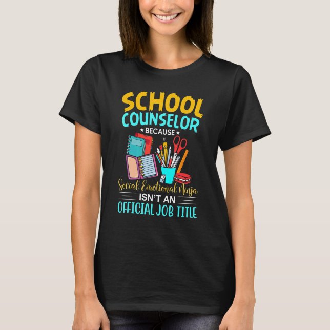 School Counselor Counseling Week Quotes T-Shirt (Front)