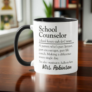 School Counselor Definition Appreciation Mug