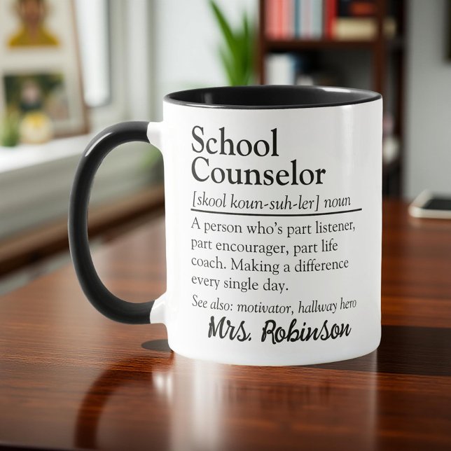 School Counselor Definition Appreciation Mug (Creator Uploaded)