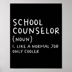 School Counselor Definition Fun Byck To School Fir Poster