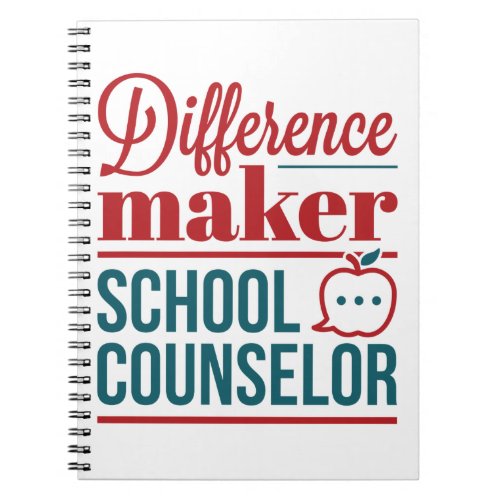 School Counselor Difference Maker Notebook