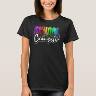 School Counselor Education Student Advisor Academi T-Shirt