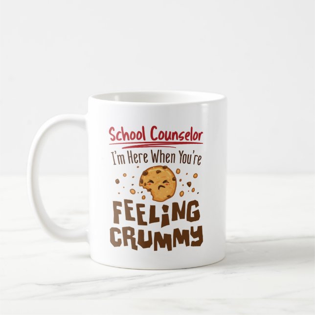 School Counselor Elementary Middle Cute Saying Coffee Mug (Left)