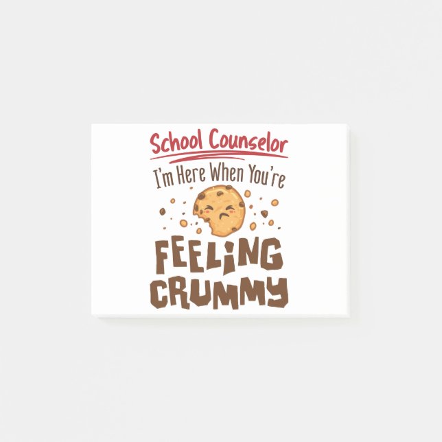 School Counselor Elementary Middle Cute Saying Post-it Notes (Front)