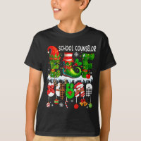 School Counselor Elf Squad Xmas Colorful Elf Hat S