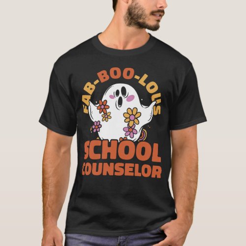 School Counselor Fab Boo Lous School Counselor T_Shirt