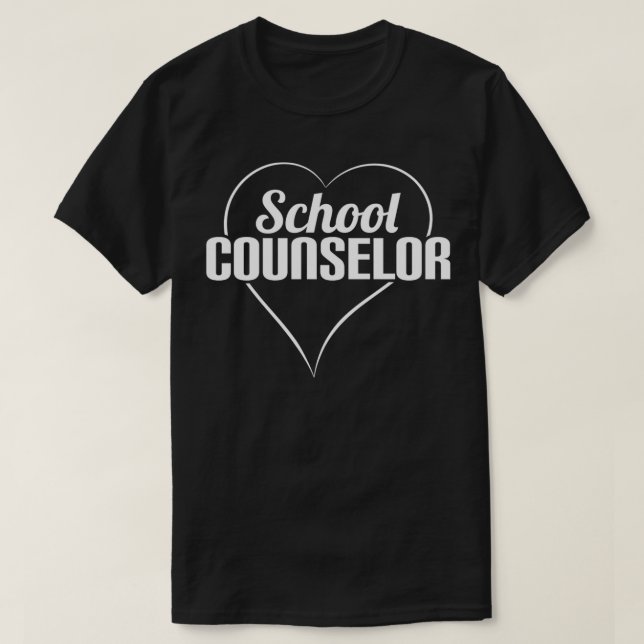 School Counselor  Funny Adviser Teacher Guidance C T-Shirt (Design Front)