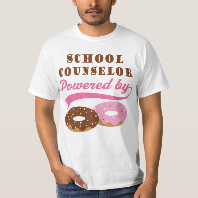 School Counselor Funny Gift T-Shirt (Front)