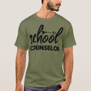 School Counselor Gift Funny Primary Secondary T-Shirt