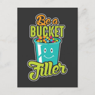 School Counselor Growth Mindset Be a Bucket Filler Postcard
