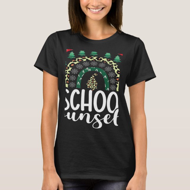 School Counselor Guidance Counseling Christmas Gno T-Shirt (Front)