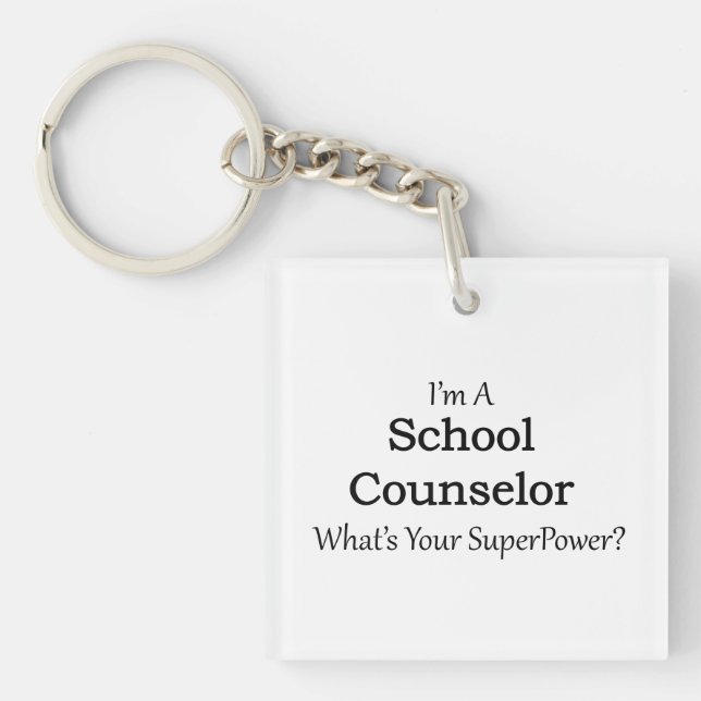 School Counselor Keychain (Front)