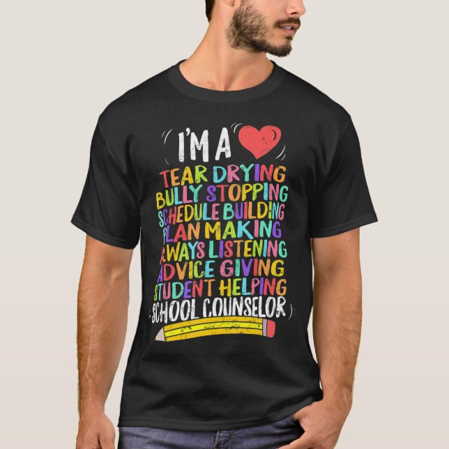 School Counselor National School Counseling Week e T-Shirt (Front)