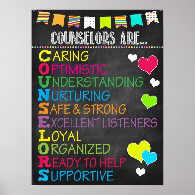 School Counselor Poster (Front)