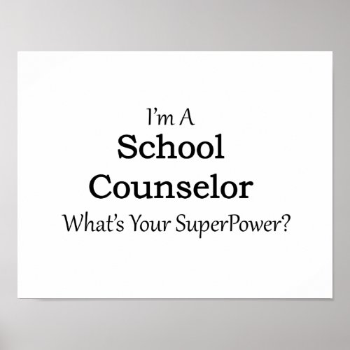 School Counselor Poster