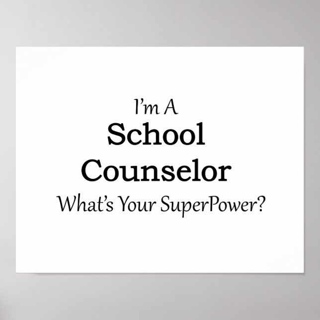 School Counselor Poster (Front)