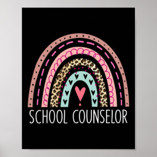 School Counselor Rainbow Counseling Ck To School Poster