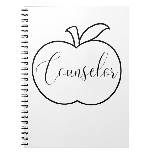 School Counselor Shirt, School Counselor Tee, Coun Notebook (Front)
