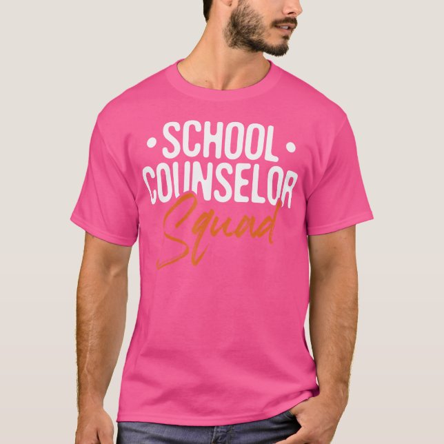 School Counselor Squad - Counseling Guidance Profe T-Shirt (Front)