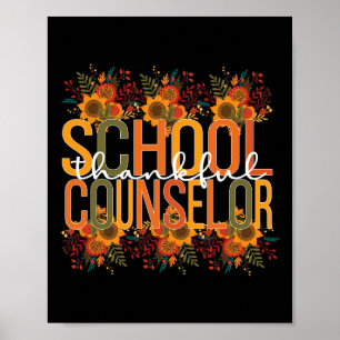 School Counselor Thanksgiving School Counseling Poster