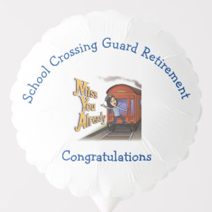 School Crossing Guard Retirement Balloon