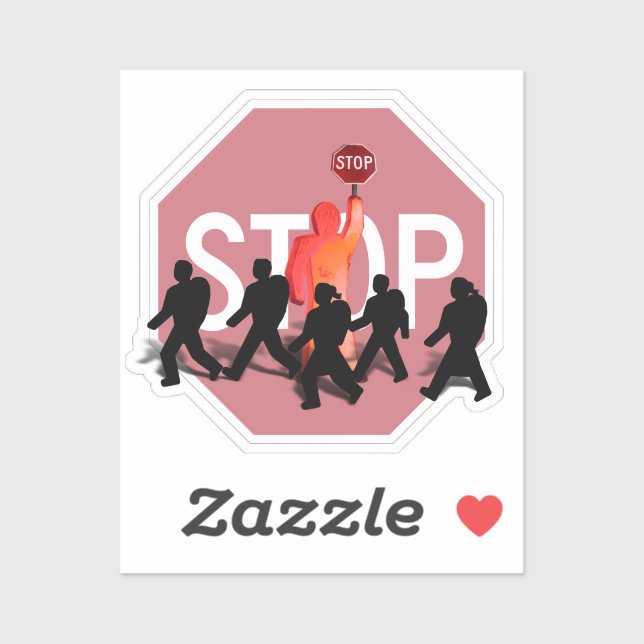 School Crossing Guard Sticker (Sheet)