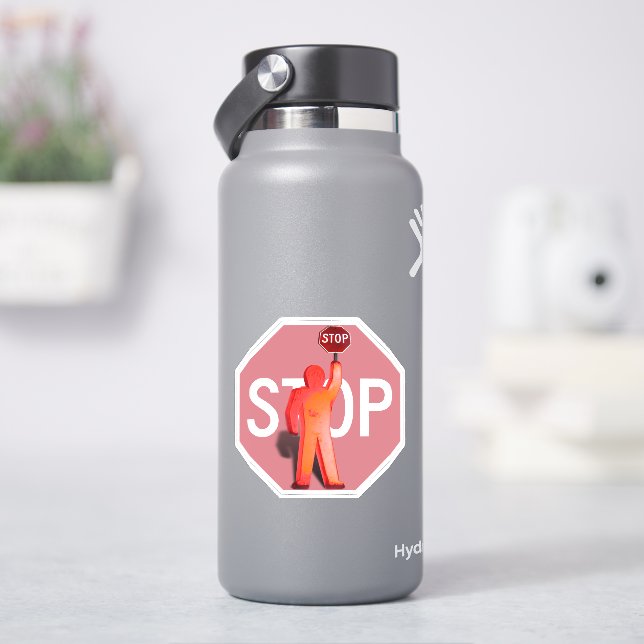 School Crossing Guard Sticker (HydroFlask)