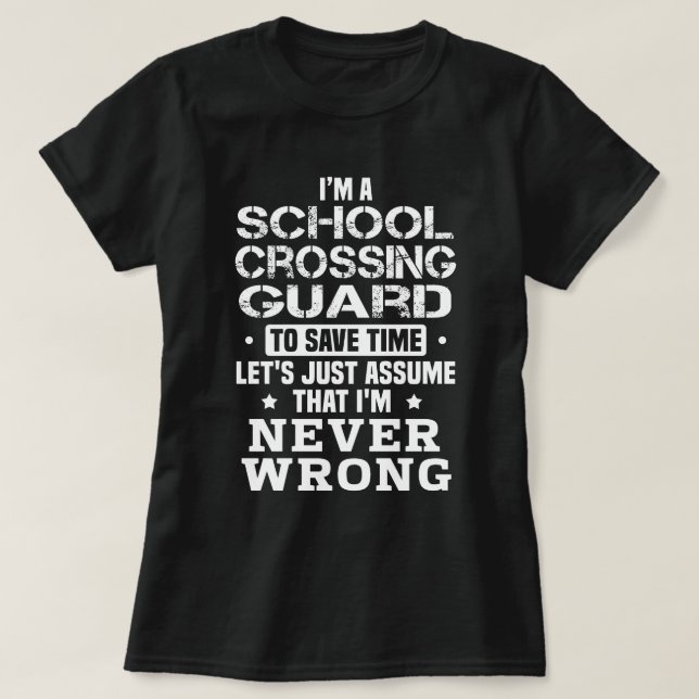 School Crossing Guard T-Shirt (Design Front)