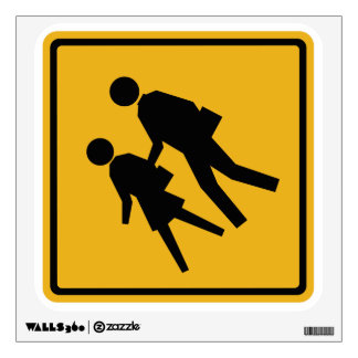 School Crossing Wall Graphic