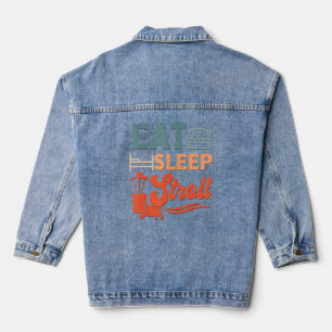 School Custodian Appreciation Janitor Work Uniform Denim Jacket