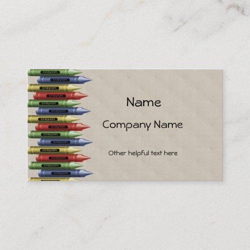 Customizable School Days Business Card
