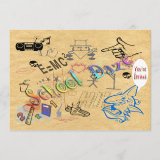 School Daze Invitation