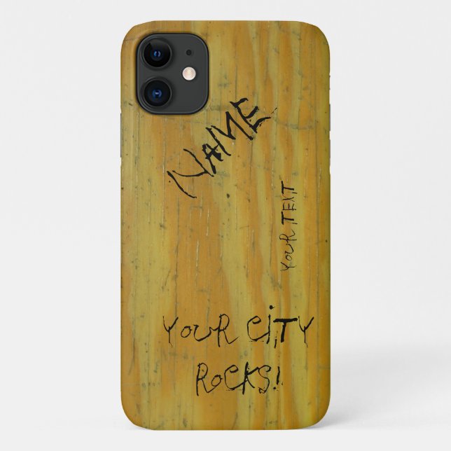 School Desk graffiti Case-Mate iPhone Case (Back)