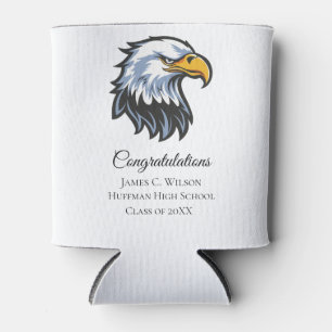School Eagle Graduation Can Cooler