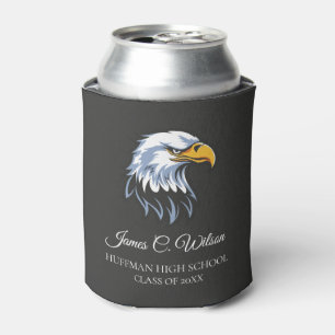 School Eagle Graduation Can Cooler