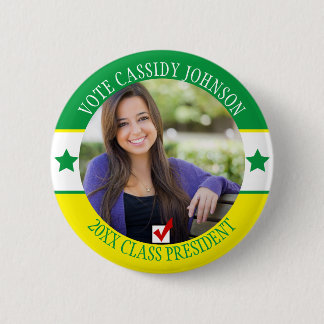School Election Campaign Student Body Vote Button