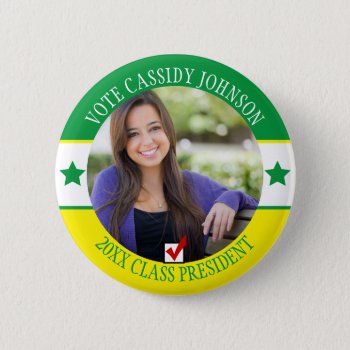 School Election Campaign Student Body Vote Button by teeloft at Zazzle