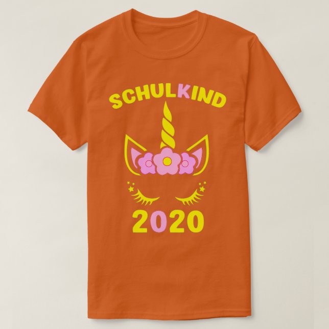 School enrolment 2020 school child rock T-Shirt (Design Front)