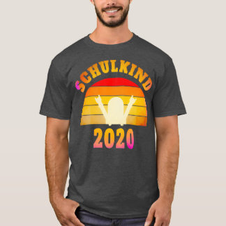 School enrolment start of school child retro T-Shirt