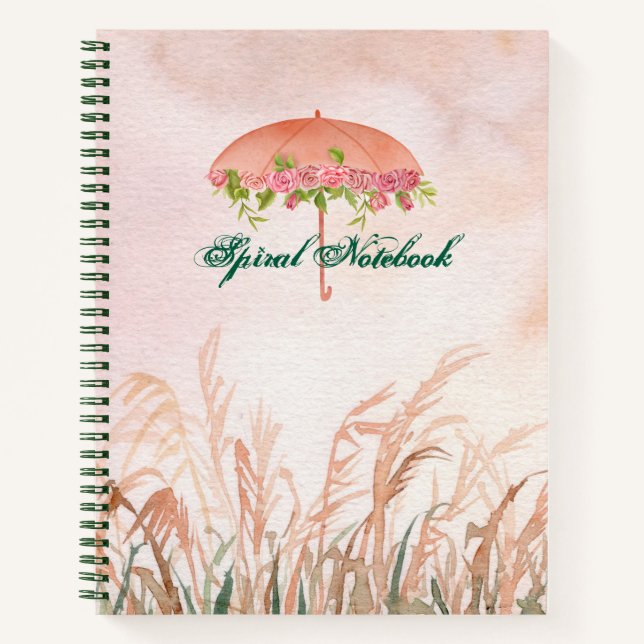 School Essentials: 8.5"x11" Wide Ruled    Notebook (Front)