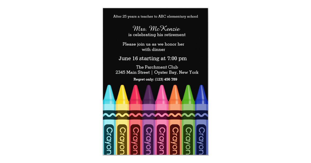 School event * choose background color invitation | Zazzle.com