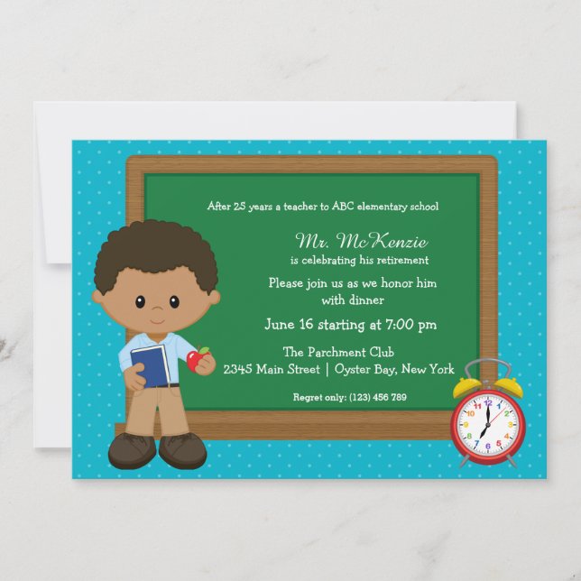 School event * choose background color invitation (Front)