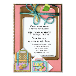 School Principal Invitations | Zazzle