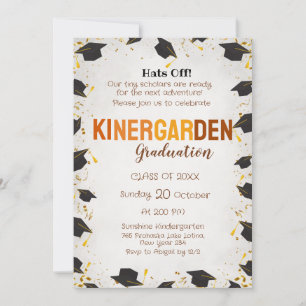 School Event– Kindergarten & Preschool graduation Invitation