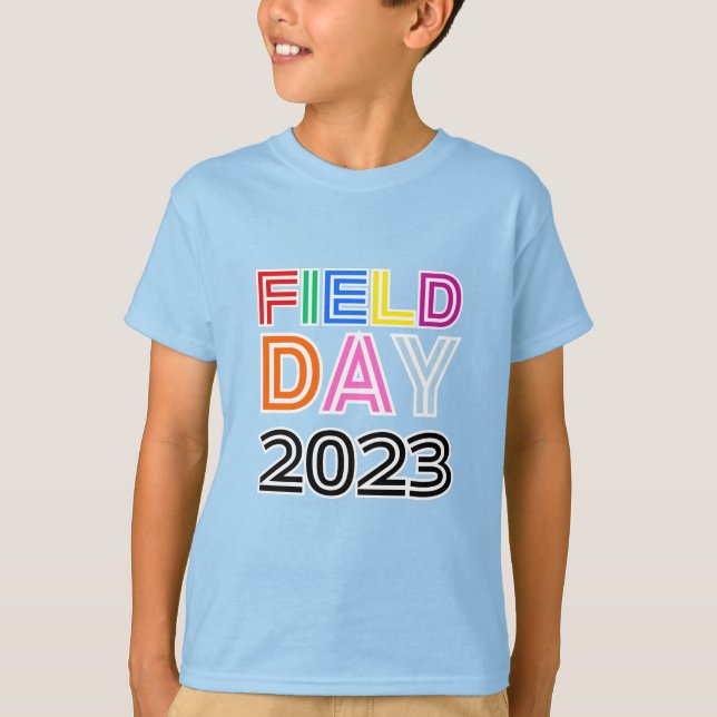 School field day Sport day 2025 Team crew squad T-Shirt (Front)