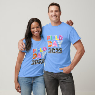 School field day Sport day 2025 Team crew squad T-Shirt