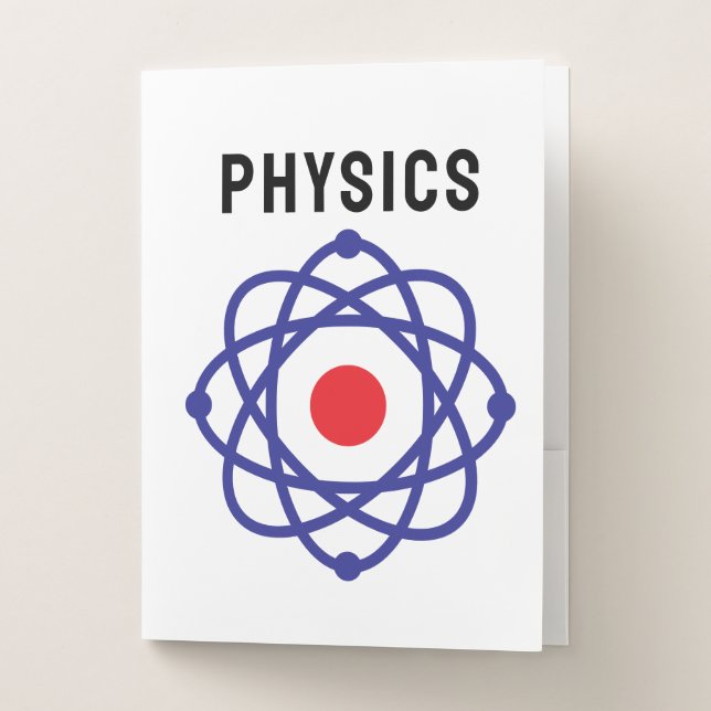 School File for Physics Projects for Student Pocket Folder (Front)