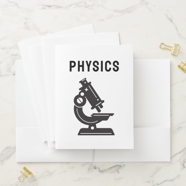 School File for Physics Projects for Student Pocket Folder (In Situ)