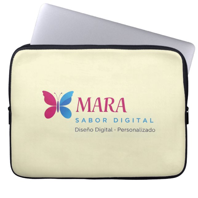 School folder with creative design laptop sleeve (Front)