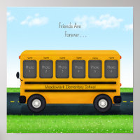 School Friends Personalized School Bus 6 Photos
